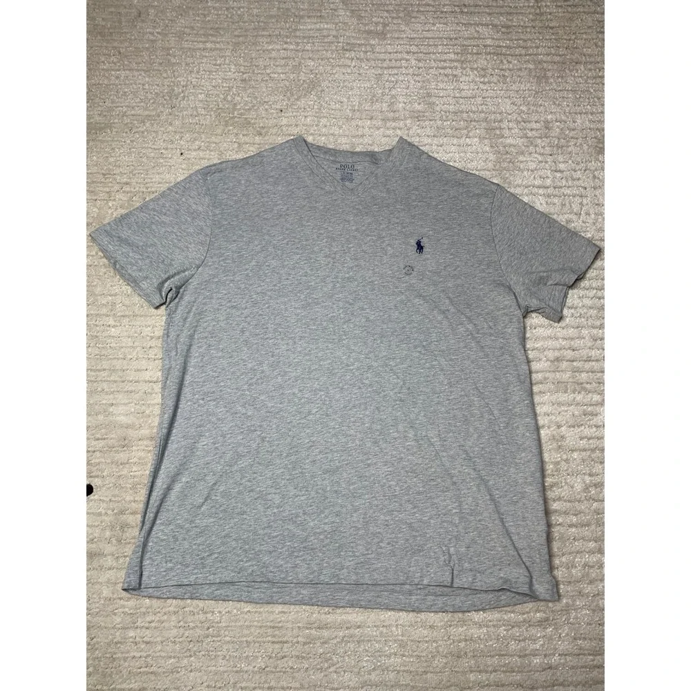 Polo Ralph Lauren Mens Classic Fit Soft T-Shirt Size L Heathered Grey NEW